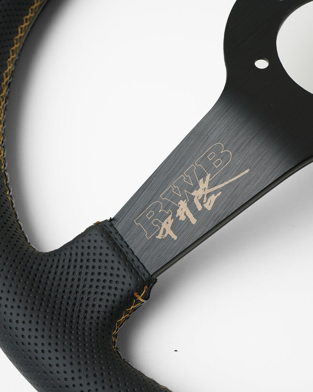 RWB Perforated Leather Quali Steering Wheel