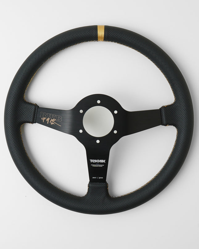 RWB Perforated Leather Quali Steering Wheel