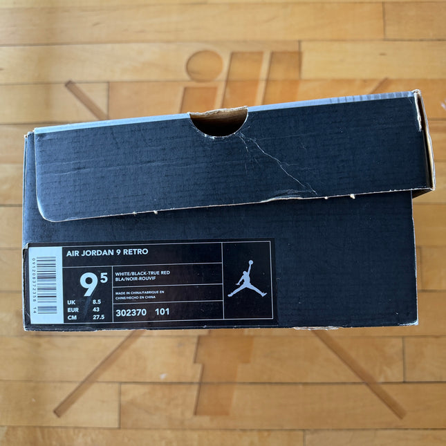 Air Jordan 9 Retro “White / Black / True Red”